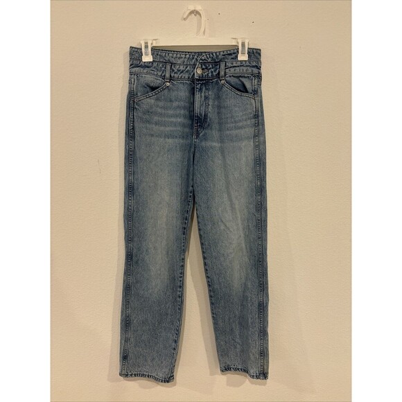 Veronica Beard Womens’s Blake Classic Straight High Rise Jeans Wash Blue 27 - Picture 1 of 9